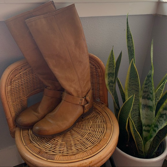 Tan Frye Riding Boots - Picture 5 of 11